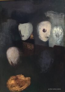 Behind Masks 2017 Oil on canvas 66x94cm