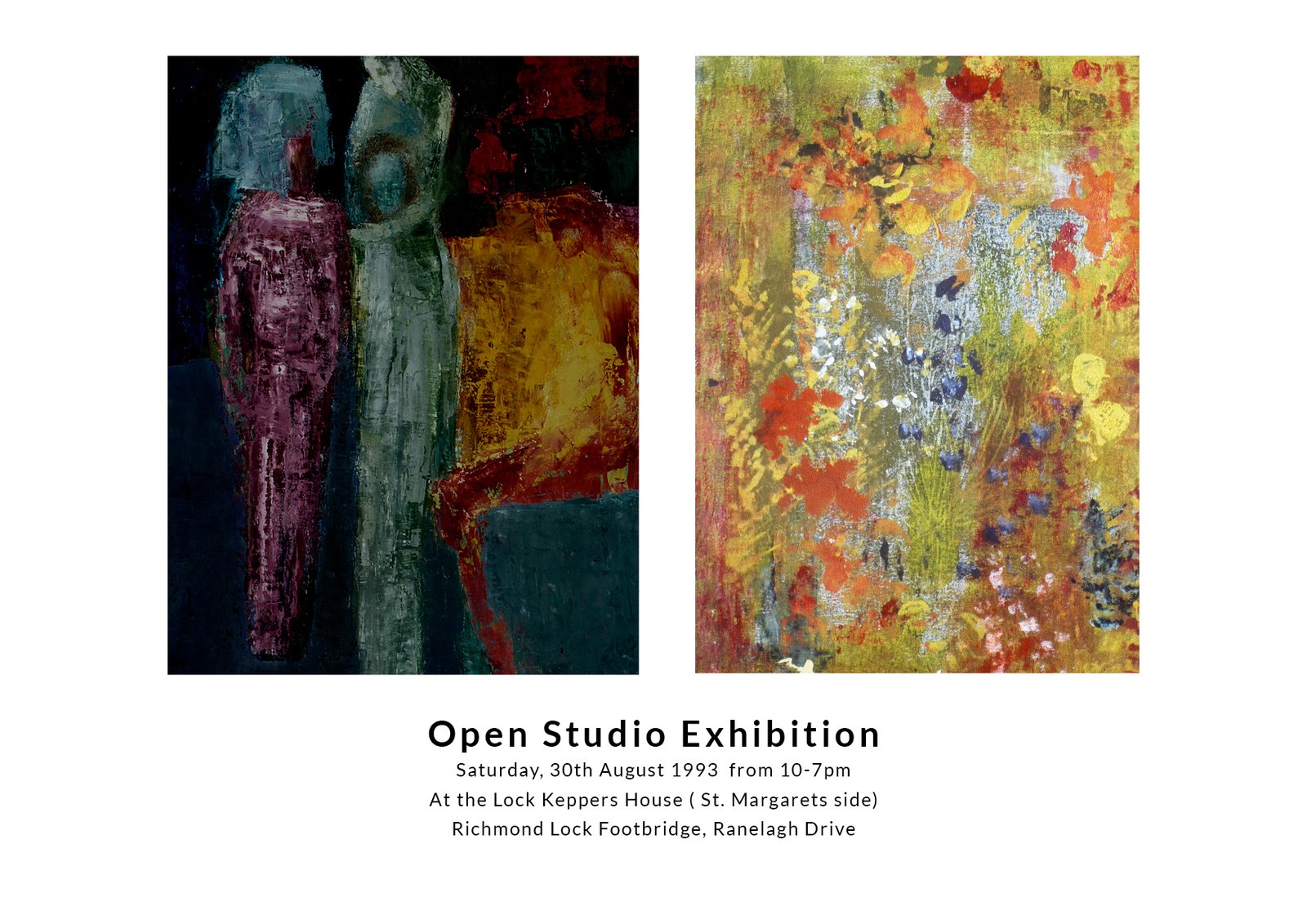 1993 Open Studio Exhibition, Keppers House, London